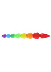 ToyJoy Rainbow Heart Beads (21 cm)