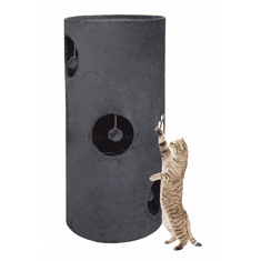 BB-Shop Škrabací válec pro kočky tower Grafitová barva 79 cm