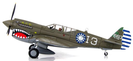 Hobby Master Hobbymaster - Curtiss P-40N Warhawk, čínské letectvo, 7th FS/3rd FG, Wang Kuang Fu, 1945, 1/72