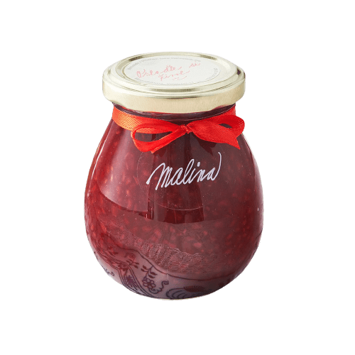 Marmelády s příběhem Malinový džem 280g