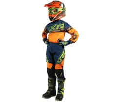 XRC MX Pablo Youth pants blue/orange, vel. 7Y-8Y