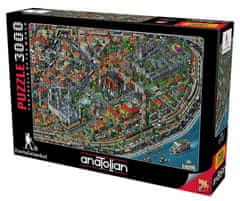 AnaTolian Puzzle Hemžení v Istanbulu 3000 dílků