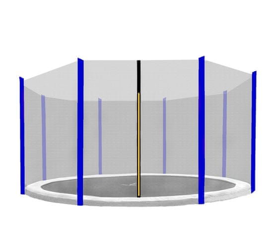 Aga Ochranná síť 305 cm na 8 tyčí Black net/ Blue