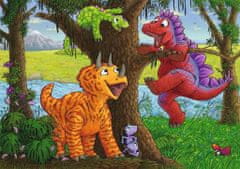 Ravensburger Puzzle Hraví dinosauři 2x24 dílků