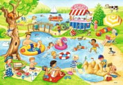 Ravensburger Puzzle Zábava u rybníka 2x24 dílků