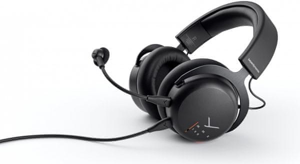  extra výkonné náhlavné herné slúchadlá beyerdynamic mmx-150 vynikajúci zvuk usb kábel mäkké náušníky káblové pripojenie mikrofón s rušením hluku na pozadí 