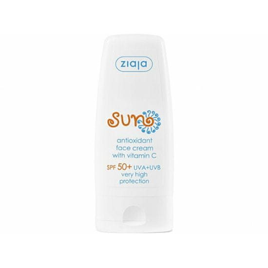 Ziaja Antioxidační pleťový krém na opalování s vitamínem C SPF 50+ (Face Cream) 50 ml