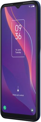 TCL 306 velký bezrámečkový displej Mini-notch IPS LCD displej trojnásobný fotoaparát s velkým rozlišením výkonný procesor čtečka obličeje OS Android 11 Go filmový obraz vylepšená kvalita obrazu velký dispelj NXTVISION velkokapacitní baterie dlouhá výdrž Mediatek Helio G25 LTE připojení FaceKey čtečka otisku prstů OS Android 12