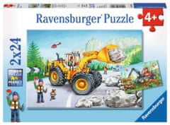 Ravensburger Puzzle Těžká technika v akci 2x24 dílků