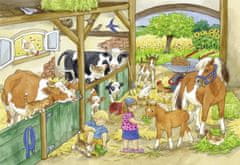 Ravensburger Puzzle Den na farmě 2x24 dílků