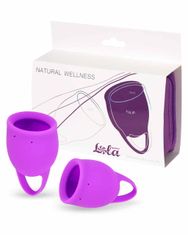 Lola Games Sada Menstruačních Kalíšků Natural Wellness Fialový Tulipán 2 ks