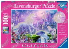 Ravensburger Třpytivé puzzle Království jednorožců XXL 100 dílků