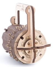 UGEARS 3D dřevěné puzzle Číselný zámek 34 dílků