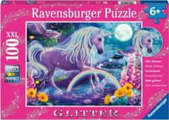 Ravensburger Třpytivé puzzle Jednorožec XXL 100 dílků