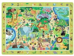 Dodo Toys Puzzle s hledáním obrázků V ZOO 80 dílků