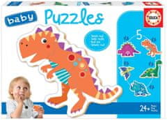 Educa Baby puzzle Dinosauři 5v1 (3-5 dílků)