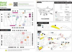 Metal Earth 3D puzzle Lockheed Martin P-38 Lightning (ICONX)