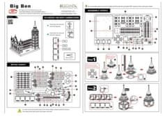 Metal Earth 3D puzzle Big Ben (ICONX)