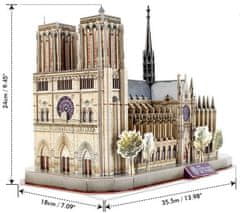 CubicFun 3D puzzle Katedrála Notre-Dame 128 dílků