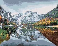 ZUTY Diamantové malování - PRVNÍ SNÍH NA BRAIES LAKE 40x50 cm bez rámu a bez vypnutí plátna