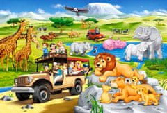 Castorland Puzzle Dobrodružství na Safari MAXI 40 dílků