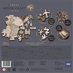 Trefl Wood Craft Origin puzzle Antická mapa světa 1000 dílků