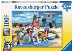 Ravensburger Puzzle Zákaz psů na pláži XXL 100 dílků