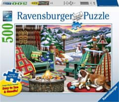 Ravensburger Puzzle Útulná místa: Po celém dnu XXL 500 dílků