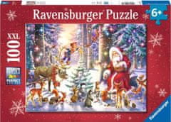 Ravensburger Puzzle Vánoce v lese XXL 100 dílků