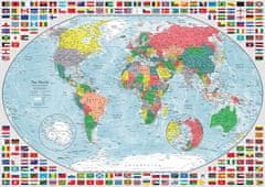 Ravensburger Puzzle Barevná mapa světa 1000 dílků