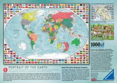 Ravensburger Puzzle Barevná mapa světa 1000 dílků