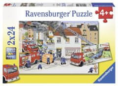 Ravensburger Puzzle S hasičským sborem 2x24 dílků