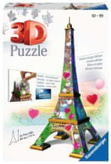 Ravensburger 3D puzzle Eiffelova věž (Love Edition) 216 dílků