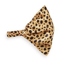 Kosmetická čelenka Satin Animal Print (Curl Protector)