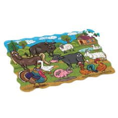 Rappa Puzzle farma 208 ks 90x64 cm