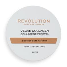 Revolution Skincare Zklidňující polštářky pod oči Rose Gold Vegan Collagen (Soothing Eye Patches) 60 ks