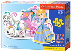 Castorland Puzzle Kočár pro princeznu MAXI 12 dílků