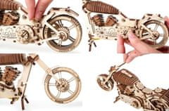 UGEARS 3D dřevěné puzzle Motorka 189 dílků