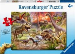 Ravensburger Puzzle Dinosauři na útěku 60 dílků