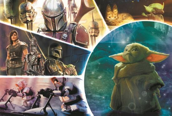 Trefl Puzzle The Mandalorian: Baby Yoda 100 dílků