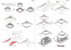 Metal Earth 3D puzzle Chrám Kinkaku-ji (zlatý)