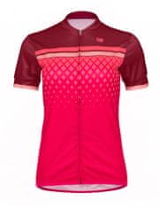 Etape Dámský cyklistický dres Diamond Bordeaux/Růžová růžová L