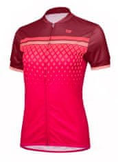 Etape Dámský cyklistický dres Diamond Bordeaux/Růžová růžová M