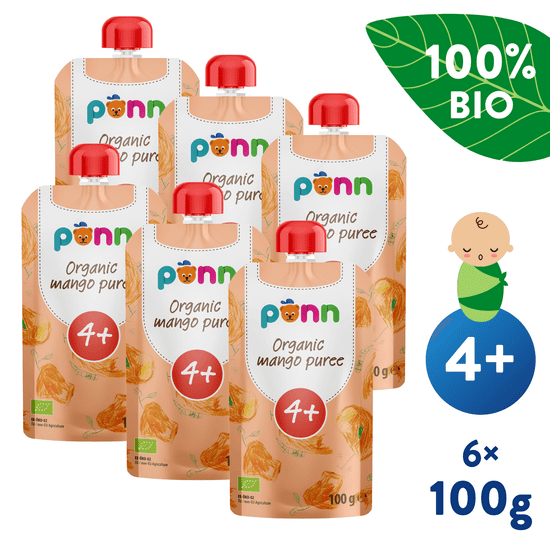 Salvest Põnn BIO Mango 100% (6x 100 g)