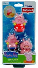 TOOMIES - Prasátko Peppa Pig, tatínek a Tom - stříkající hračky do vody