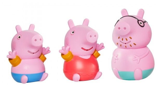 TOOMIES - Prasátko Peppa Pig, tatínek a Tom - stříkající hračky do vody