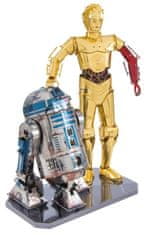 Metal Earth 3D puzzle Star Wars: R2D2 a C-3PO (deluxe set)