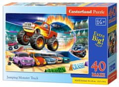 Castorland Puzzle Skákající Monster Truck MAXI 40 dílků