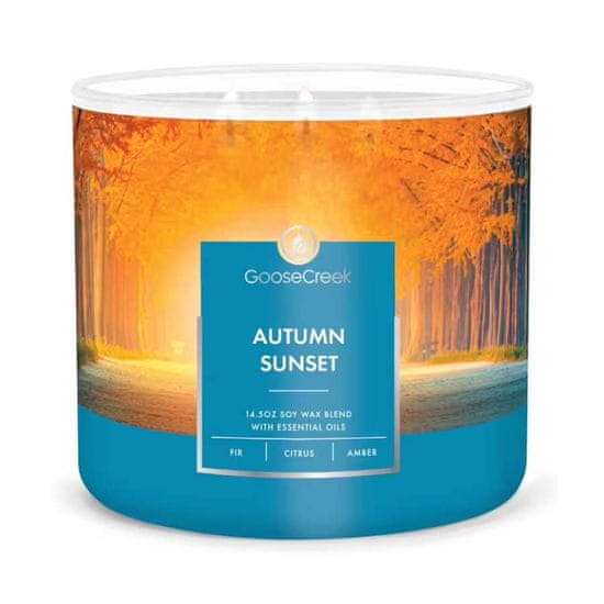 Goose Creek vonná svíčka Autumn Sunset (Podzimní západ slunce) 411g