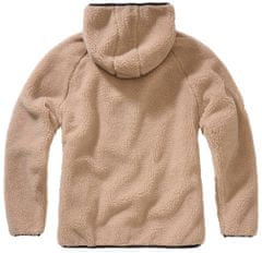 BRANDIT Dámská bunda Teddyfleecejacket hood Camel Velikost: XXL